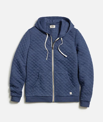 Corbet Quilted Full Zip-Hoodie
