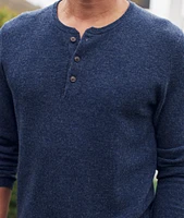 Merino Blend Sweater Henley