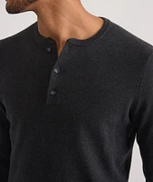 Merino Blend Sweater Henley