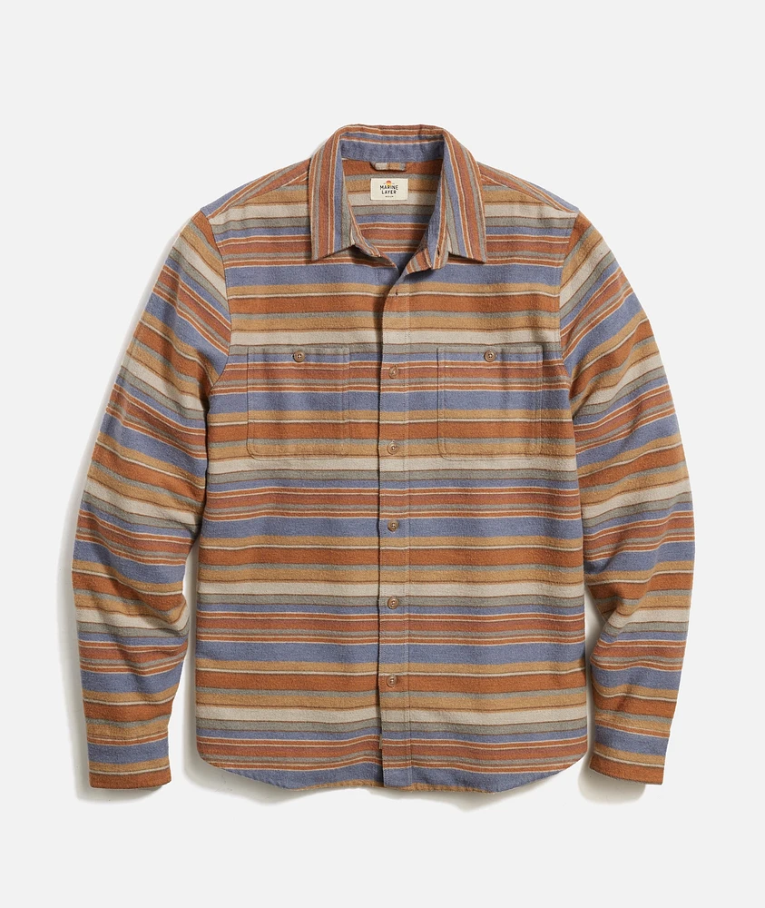 Maddox Baja Stripe Overshirt