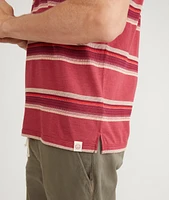 Textured Stripe Polo