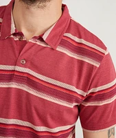 Textured Stripe Polo