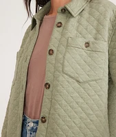 Corbet Quilted Shirt Jacket