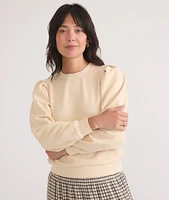 Enya Puff Sleeve Sweatshirt