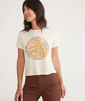 Re-Spun Crop Graphic Tee