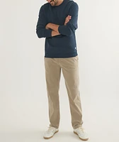 Men's Corbet Quilted Crewneck Navy Heather