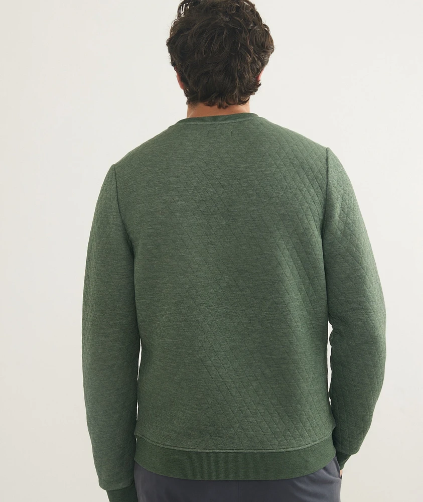 Corbet Quilted Crewneck