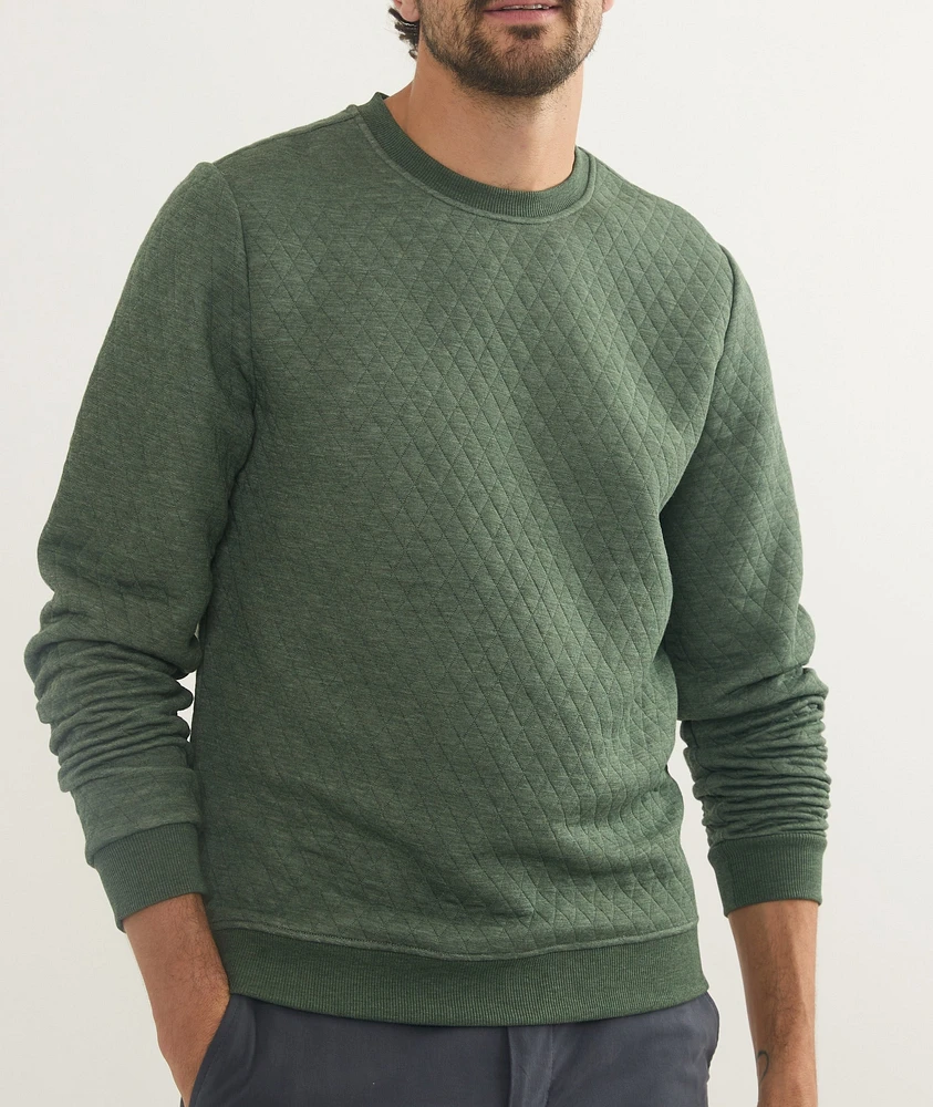 Corbet Quilted Crewneck