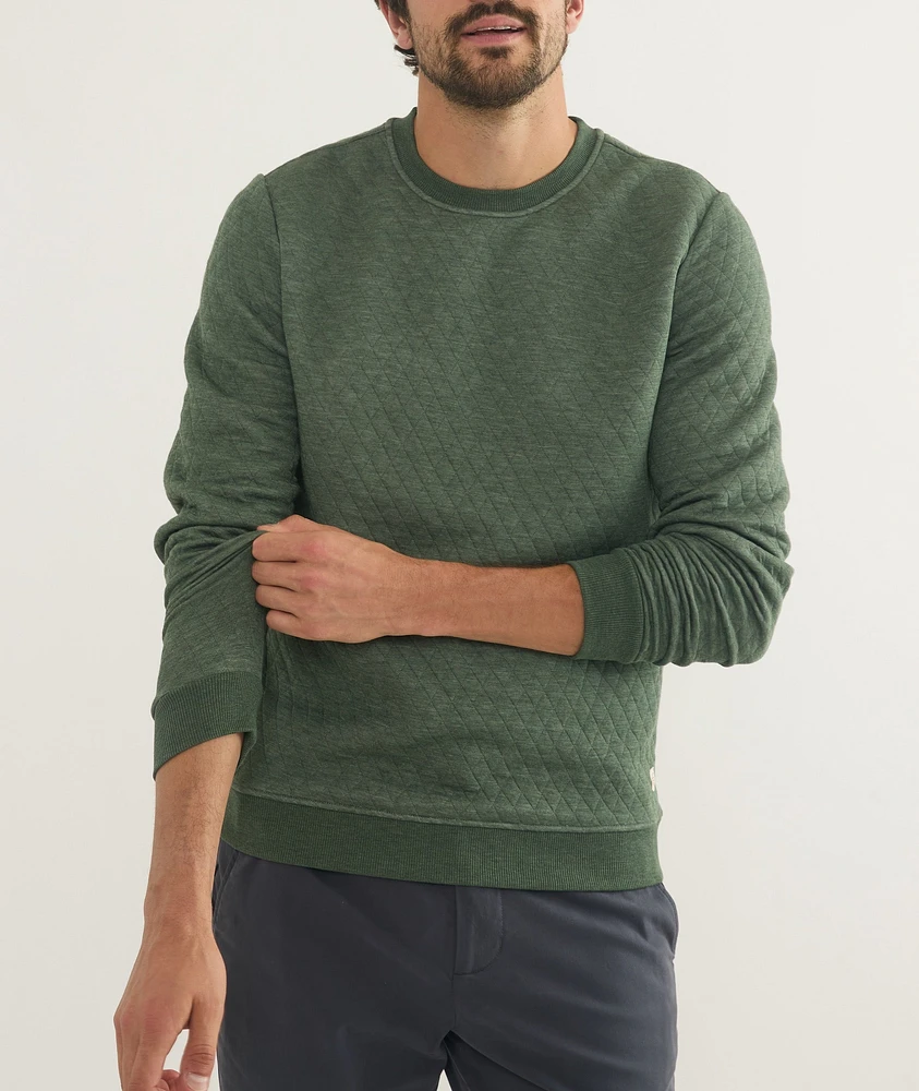 Corbet Quilted Crewneck