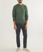 Corbet Quilted Crewneck