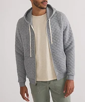 Corbet Quilted Full Zip Hoodie