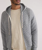 Corbet Quilted Full Zip Hoodie