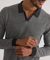 Liam Long Sleeve Sweater Polo