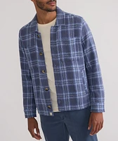 Textured Herringbone Overshirt