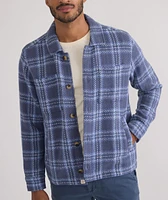 Textured Herringbone Overshirt