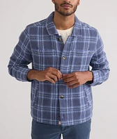 Textured Herringbone Overshirt