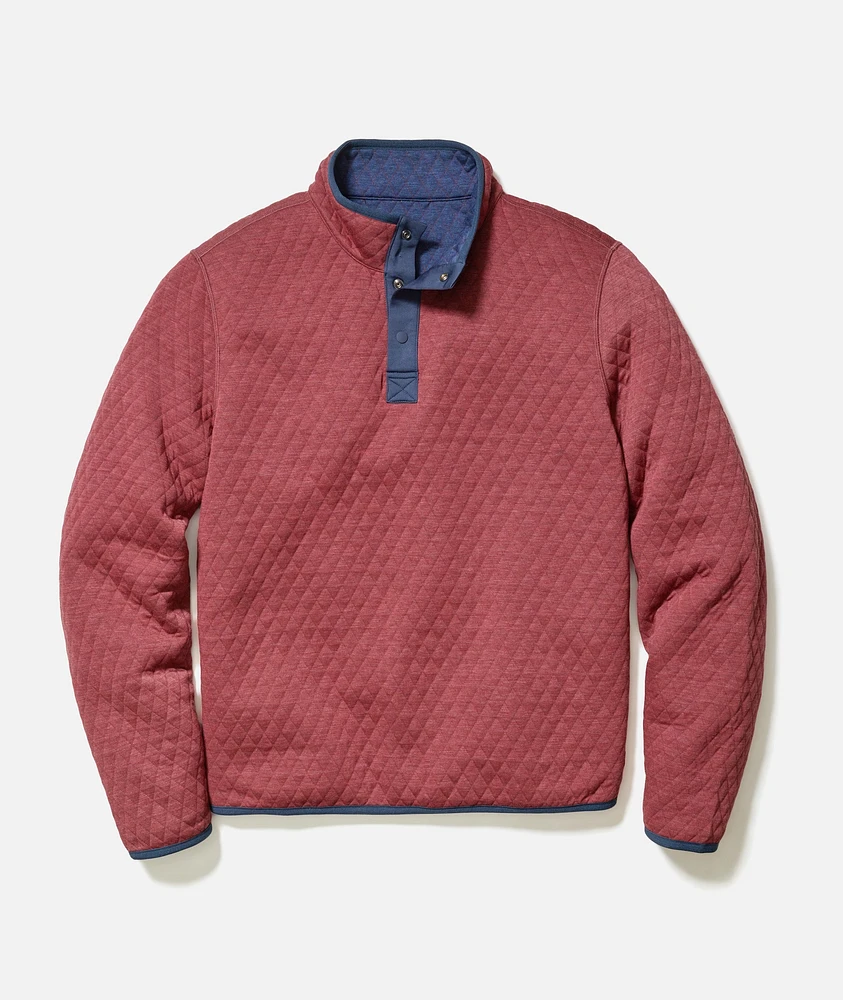 Corbet Quilted Reversible Pullover