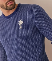 Birdseye Crewneck Sweater