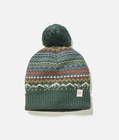 Archive Fair Isle Pom Beanie