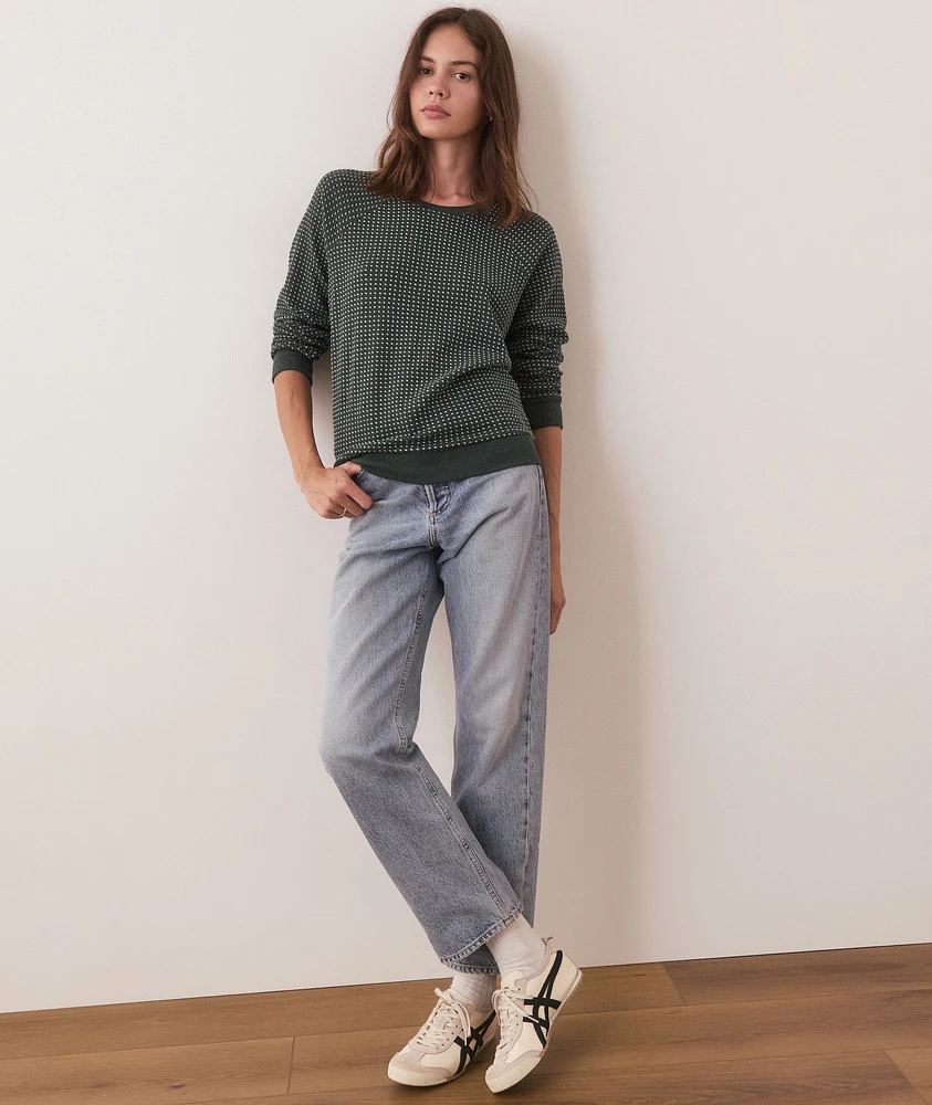 Textured Raglan