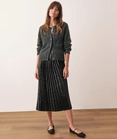 Chelsea Pleated Midi Skirt