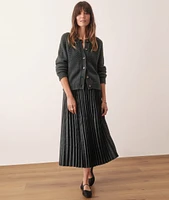 Chelsea Pleated Midi Skirt