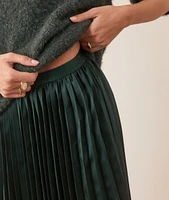 Chelsea Pleated Midi Skirt