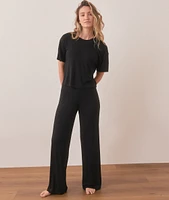 Lexi Rib Lounge Cropped Tee