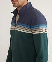 Archive Stripe Quarter Zip