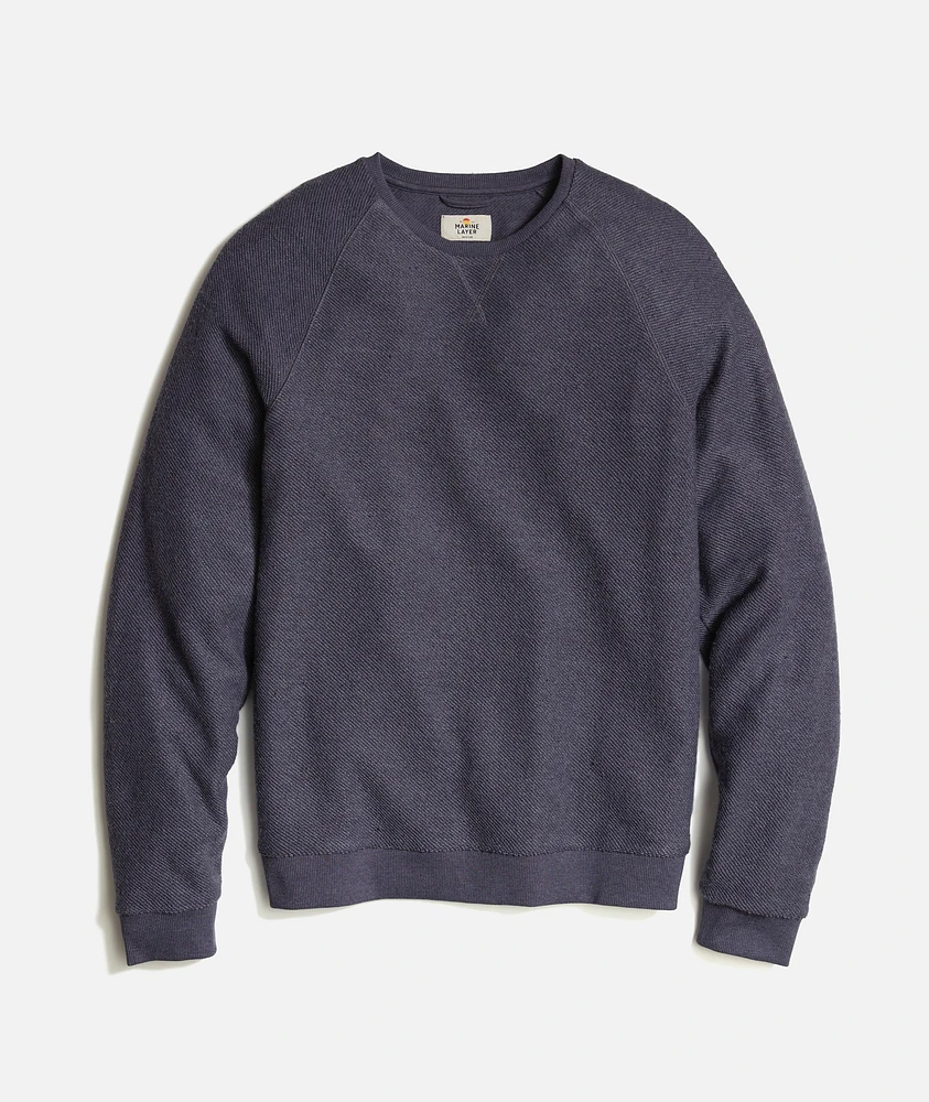 Twill Terry Crewneck