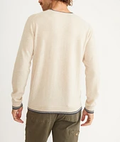 Cashmere Tipped Crewneck