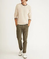 Cashmere Tipped Crewneck