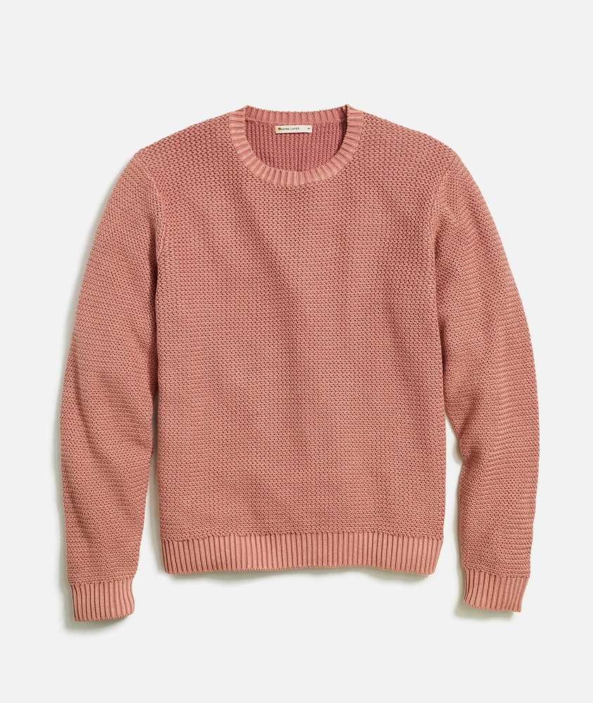 Garment Dye Crew Sweater