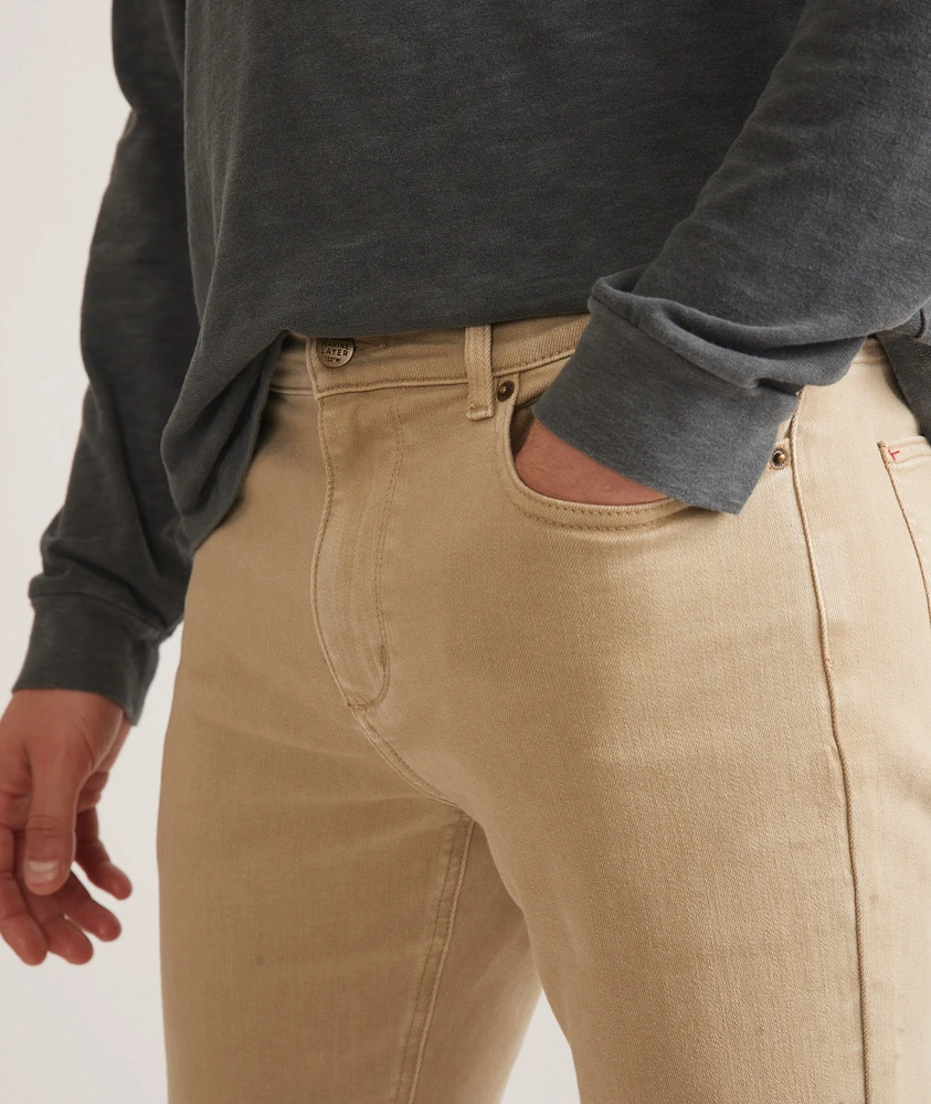 5 Pocket Slim Straight Twill Pant