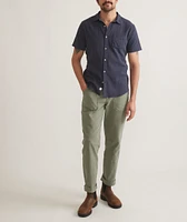 Stretch Selvage Short Sleeve Shirt