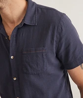 Stretch Selvage Short Sleeve Shirt