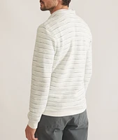 Textured Stripe Quarter Zip