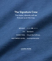 Signature Crew Tee China Blue