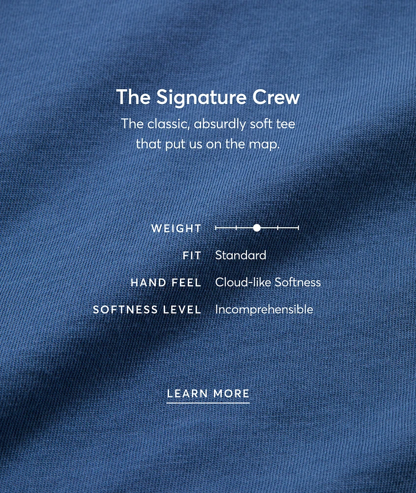 Signature Crew Graphic Tee