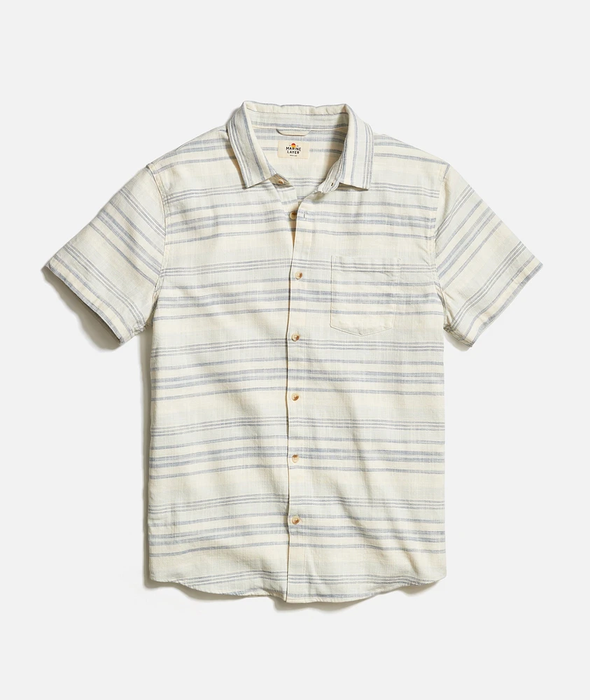 Stretch Selvage Short Sleeve Shirt