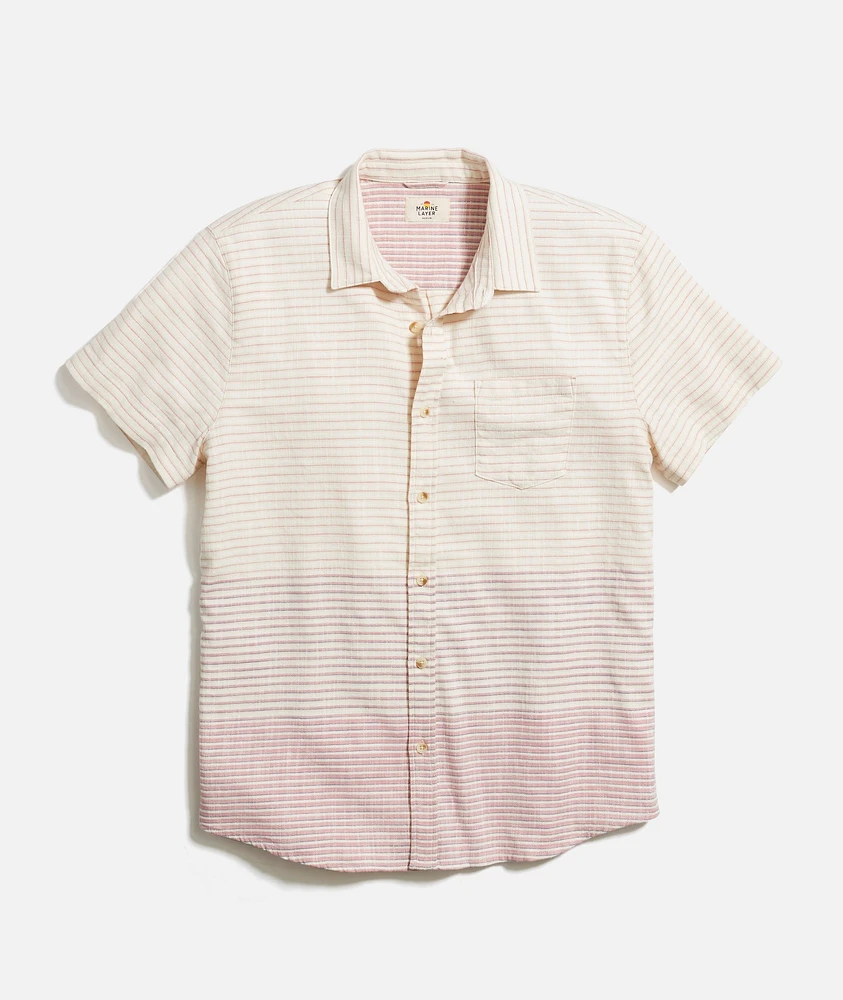 Stretch Selvage Short Sleeve Shirt