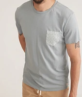 Signature Printed Pocket Tee Slate