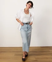 Gracey Oversized Shirt Cali Poplin