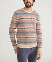 Reed Jacquard Crew Sweater