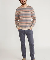 Reed Jacquard Crew Sweater