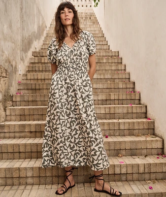 Emery Poplin Midi Dress