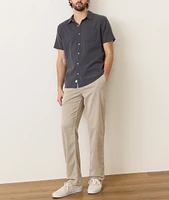 Stretch Selvage Short Sleeve Shirt