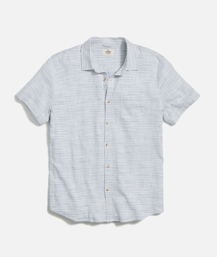 Stretch Selvage Short Sleeve Shirt