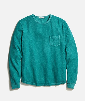 Vintage Heavy Slub Long Sleeve Pocket Tee
