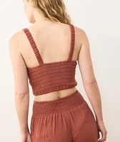 Lila Double Cloth Tank